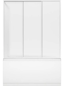 Шторка для ванн "Ахин", "Мальта", "Атланта", "Нептун" 1700 (3 створки, стекло), BAS